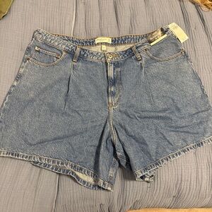 Abercrombie & Fitch “The Loose Short” High Rise Curve Love Jean Short 35
